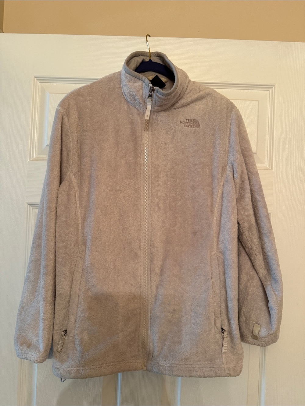 The North Face Plush Fleece Jacket - Light Gray